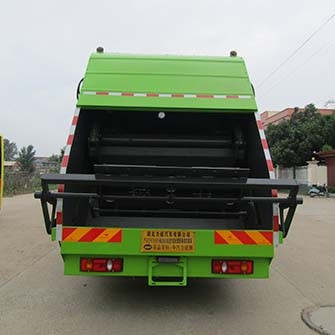 8CBM 7470kg Truk Dump Sampah Truk Pemadat Limbah Dongfeng
