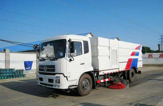 DONGFENG Chassis Sanitasi Kering Truk Penyapu Jalan Eur V Emisi