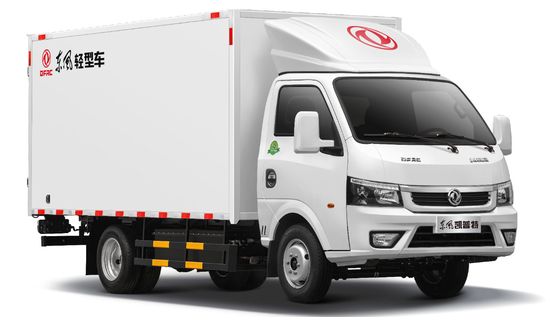 Truk Listrik EV Kargo Ringan Truk Listrik Dongfeng 1650kg Kapasitas Pemuatan Terukur