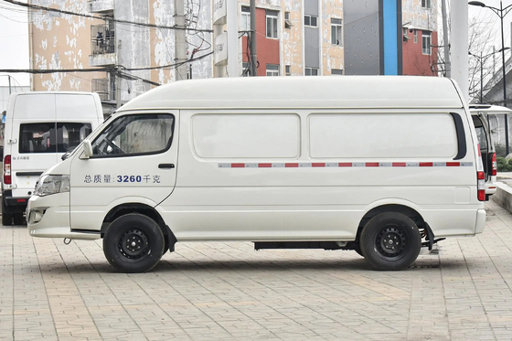 LHD Steering Delivery Electric Vehicle Vans Dengan Jarak Mengemudi 250km