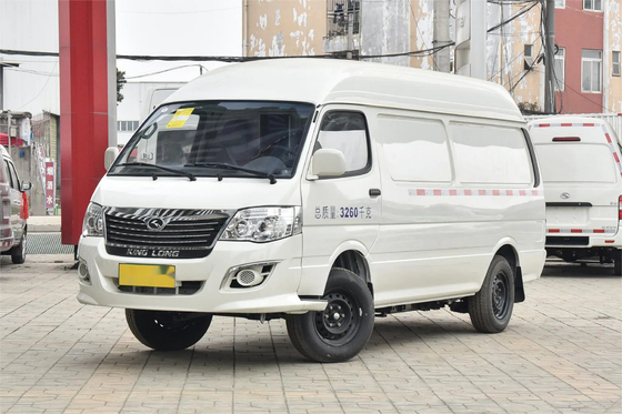 LHD Steering Delivery Electric Vehicle Vans Dengan Jarak Mengemudi 250km