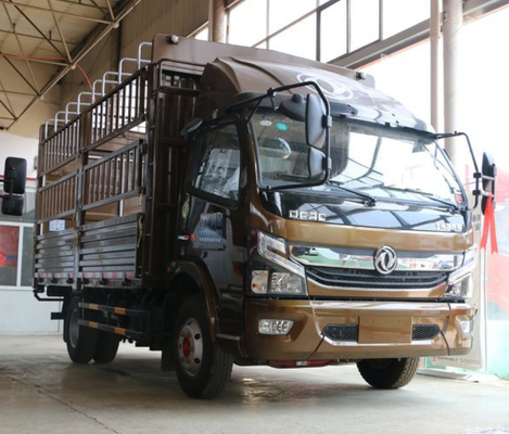 Truk Pengiriman Kargo Diesel Kabin Lebih Luas Truk Ringan 5.5T Pemuatan Nilai Gandar Belakang