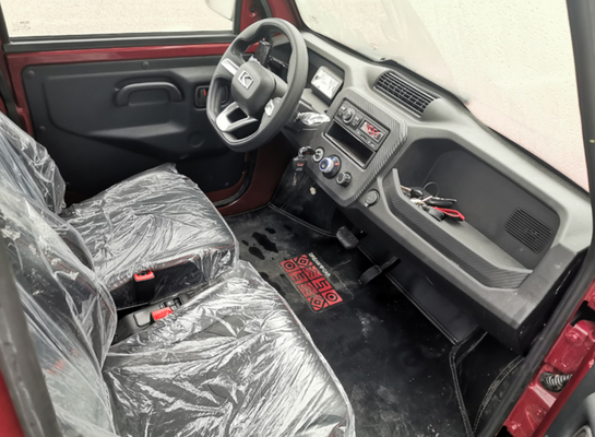 Truk Pickup Ev Kecepatan Rendah Kaiyun 4KW Dengan Kabin Baris Ganda 4 Kursi