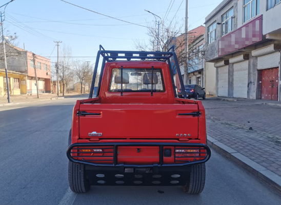 FWD New Electric Truck Enclosed Cabin Motor Daya Besar Untuk Patroli