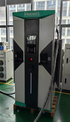 Pengisi Daya DC EV Komersial Lantai Dipasang 160kW IP54 Cepat Dengan Layar UV