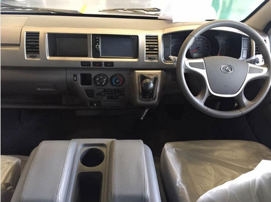 Bus Listrik Komersial 18 Seater Electric Passenger Vans Tipe Pengemudi Tangan Kanan