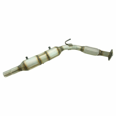 Suku cadang mesin mobil depan Knalpot Bawah Pipa dengan Catalytic Converter &amp; Gasket untuk Volkswagen Jetta